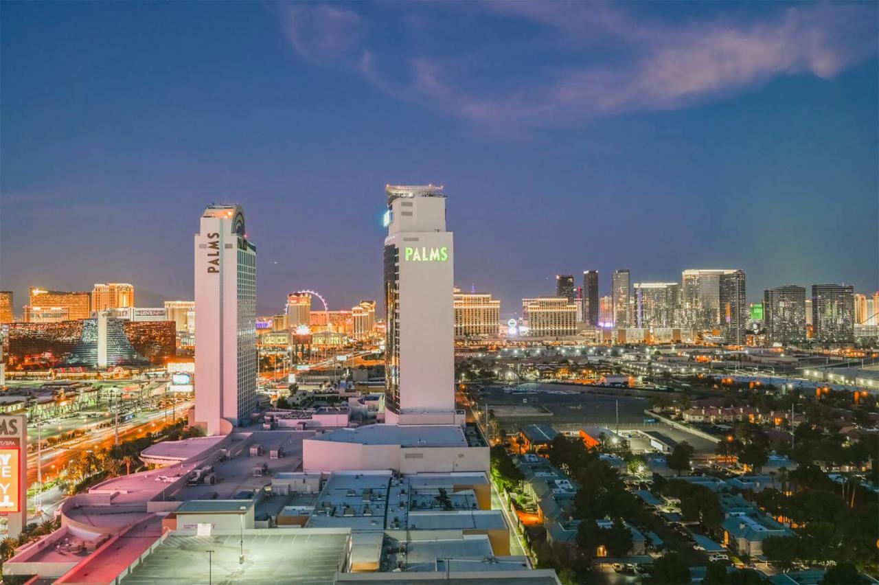 Huge Modern Luxury 17 Floor Panoramic Corner Suite With Open Balcony Las Vegas Buitenkant foto