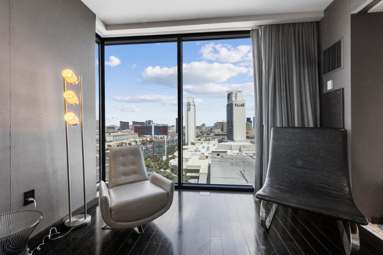 Huge Modern Luxury 17 Floor Panoramic Corner Suite With Open Balcony Las Vegas Buitenkant foto