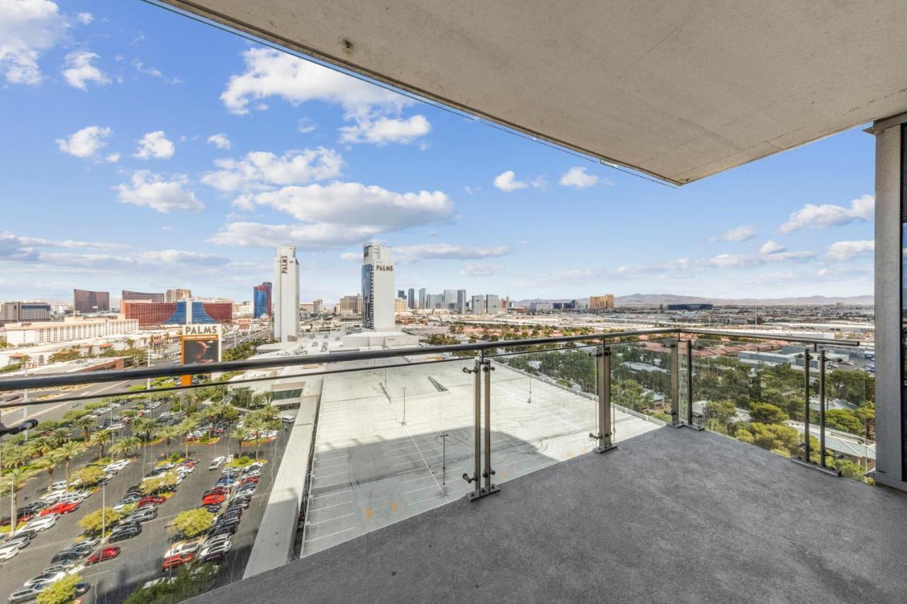 Huge Modern Luxury 17 Floor Panoramic Corner Suite With Open Balcony Las Vegas Buitenkant foto