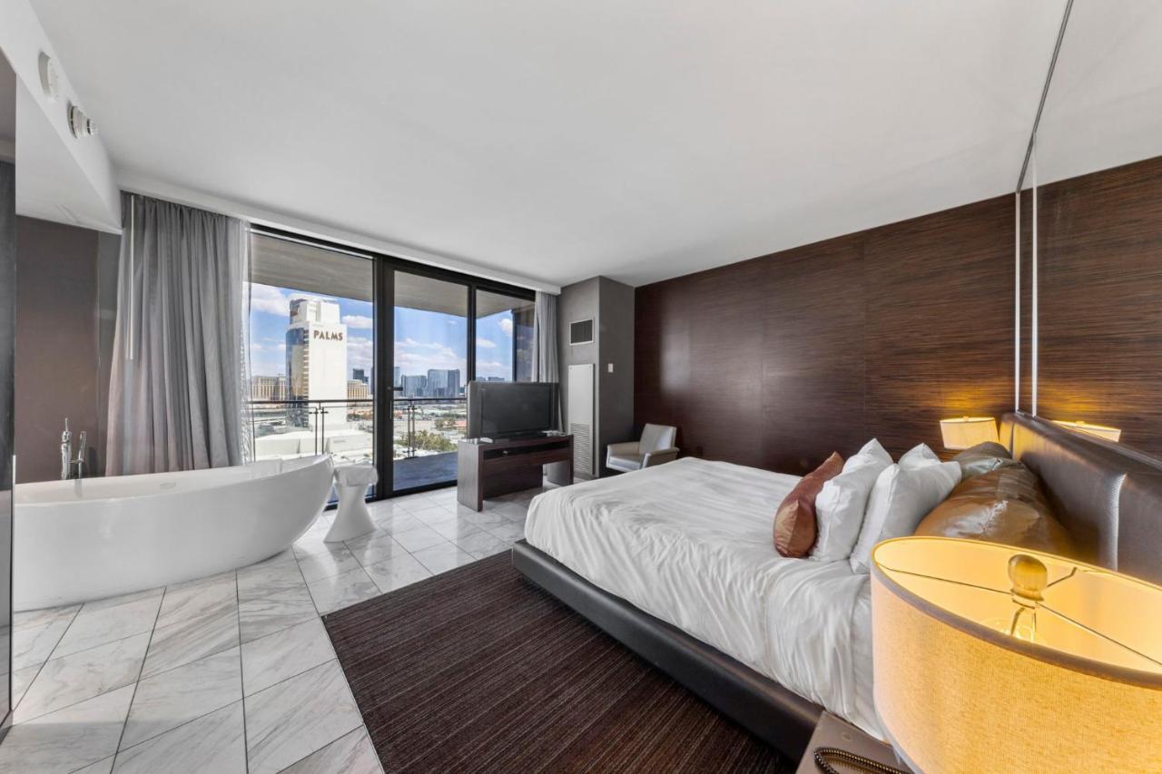 Huge Modern Luxury 17 Floor Panoramic Corner Suite With Open Balcony Las Vegas Buitenkant foto