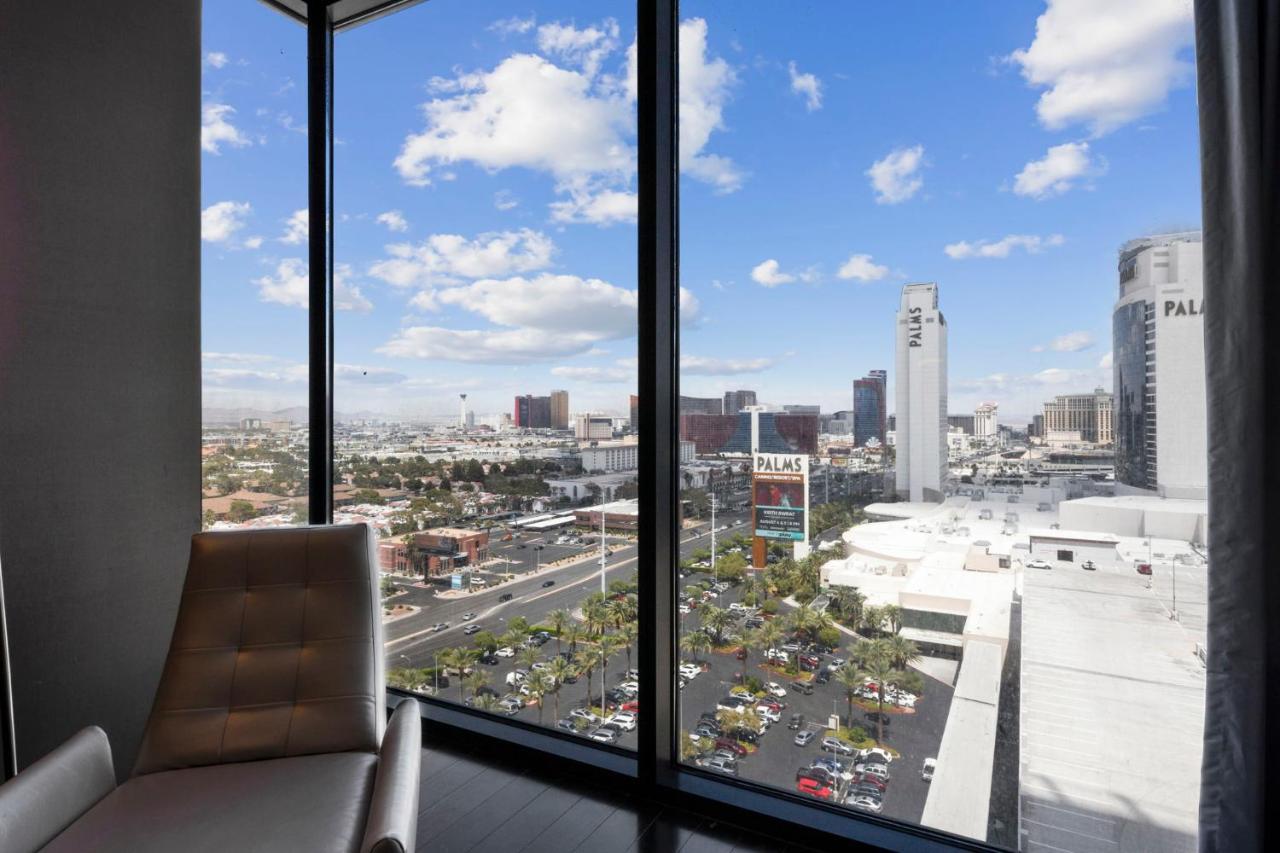 Huge Modern Luxury 17 Floor Panoramic Corner Suite With Open Balcony Las Vegas Buitenkant foto